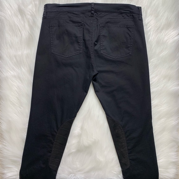 SOLD-J. Crew Riding Pants Leather & Zippered Black - Picture 5 of 8